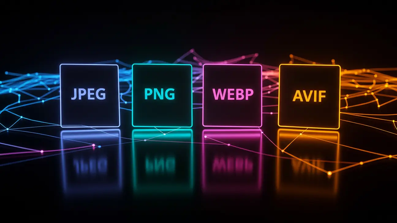 Comparison of different image formats